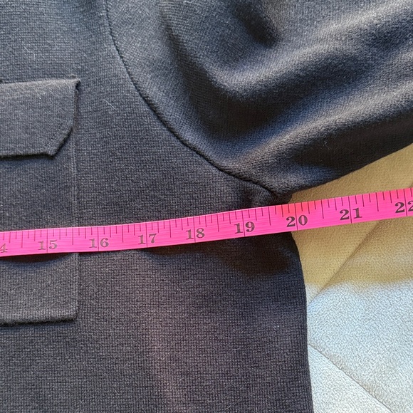 T Tahari Black Women's sweater jacket - Picture 8 of 9